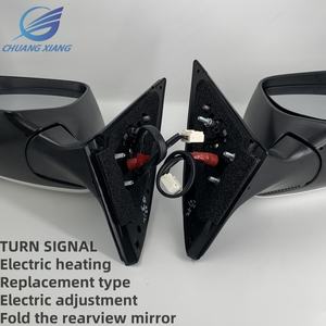 Toyota Prado 2010-2022 사각지대 자동차 수정 교체를위한 하이 퀄리티 ABS 유리 전기 접이식 백미러 - Product Image 6