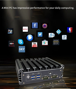 Mini <span class=keywords><strong>PC</strong></span> Fanless 7360U en Gros et Personnalisé pour Usine, Mini <span class=keywords><strong>PC</strong></span> Silencieux Dédié au Bureau et à l'Entrepôt Industriel - Product Image 4