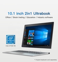 Mini ordinateur portable 10 pouces 2-en-1 tablette In -- tel 128GB dur 1200*1920 HD écran tactile Win 11 grande batterie avec clavier