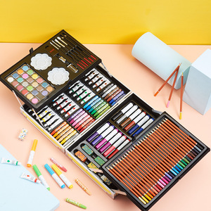 Set <span class=keywords><strong>de</strong></span> Dibujo y Pintura para Niños, Maletín <span class=keywords><strong>de</strong></span> Madera para Artistas, Set <span class=keywords><strong>de</strong></span> Dibujo para Niños - Product Image 4
