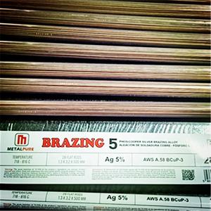 5% серебряные ФОСФОРНЫЕ медные Паяные стержни P Cu Ag BCuP-3 паяльные сплавы - Product Image 2