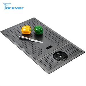 Nouvel Évier Dissimulé pour Lave-Tasse 55*32 cm en Acier Inoxydable 304, Mini Évier Invisible à Cuve Unique pour Îlot de Bar à Café, avec Robinet et Bonde - Product Image 3