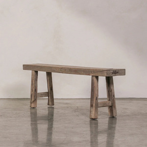 Contemporary Durable Indoor Solid Wood <b>Bench</b> Seating Furniture Home Dining Room Bedroom Entryway Hallway Rustic Hotel KAMAL - Product Image 4