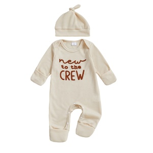 Conjunto de Ropa y Gorro de Una Pieza con Cubrepiés de Bambú y Spandex, Imprescindible para Bebés - Product Image 1