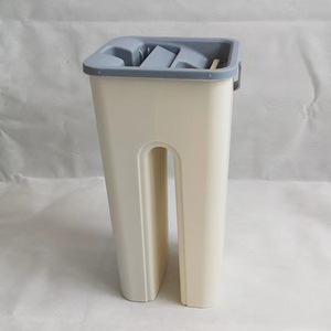 Mopa Plana <span class=keywords><strong>de</strong></span> Acero Ahorradora <span class=keywords><strong>de</strong></span> Espacio, Autolimpiante, Duradera, Recargable, con <span class=keywords><strong>Cubo</strong></span> para <span class=keywords><strong>Espacios</strong></span> <span class=keywords><strong>Pequeños</strong></span>, Uso Doméstico - Product Image 4