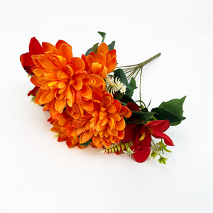 <span class=keywords><strong>Flores</strong></span> de Dalia Artificiales al por Mayor, <span class=keywords><strong>Flores</strong></span> de Seda de Alta Calidad para Decoración del Hogar, Ramos de Boda - Product Image 2