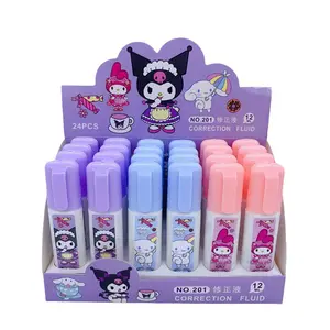 Kinderen Cartoon Schattige Anime Correctie Vloeistof Kuromi Mymelodie Cinnamoroll Creatieve Eenvoudige Correctie Vloeistof Student Briefpapier