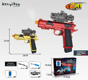 2 In 1 Zachte Kogel Pistool Elektrische Jel Water Oplaadbare Hoge Snelheid Automatische Splash Soft Ball Gun Speelgoed - Product Image 3