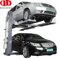 Système de levage de voiture hydraulique à poteau unique, grande capacité, personnalisable, pour parking vertical automatisé de 2 voitures