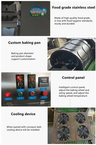 Piezas de repuesto gratis para el hogar, máquina semiautomática para hacer Injera y Lumpia etíope, máquina para hacer envoltorios con componente de Motor central - Product Image 5