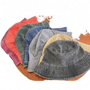 Chapeau Bob en Jean Lavé Unisexe Personnalisé avec Logo Brodé 3D, Réglable, pour Hommes et Femmes, Idéal pour l'Été et les Activités de Plein Air - Product Image 1