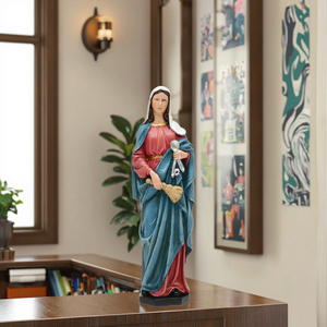 Statues religieuses catholiques en résine faites à la main produits en stock ornements de <span class=keywords><strong>cuisine</strong></span> Fatima vierge marie et madone modèle modèle - Product Image 4