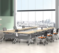 Bureau debout pliable en bois moderne pour les salles de formation de bureau, les conférences d'étudiants, l'utilisation scolaire
