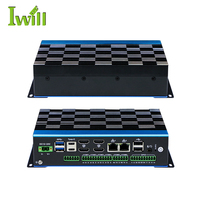 Nieuwe industriële box-pc Ultra 5 125U 4HD display 6COM RS485 GPIO Quad Screen Embedded Computer 2x 2.5G LAN