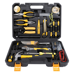 DEWEN Lithium-Bohrer Wiederaufladbarer Bohrerhalter Hartschalenkoffer Haushalt Hardware Elektriker Holzbearbeitung Werkzeugkasten Komplett - Product Image 6