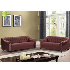 Kustom Pabrik ruang tamu santai kombinasi Kulit sofa desain rumah W8101