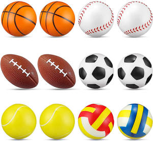 Conteneur d'expédition en <span class=keywords><strong>avion</strong></span> avec logo personnalisé balle anti-stress jouets à presser balle de sport pour enfants - Product Image 2