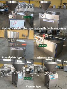 เครื่องทำไส้กรอกกึ่งอัตโนมัติ 380V สแตนเลส 304 สำหรับทำซาลามิ แฮม โพลอนี เหมาะสำหรับร้านอาหาร - Product Image 6