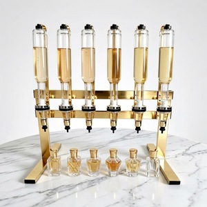 Dispensador de Perfume de Lujo con Capacidad para 12 Botellas Plateadas para Grandes Eventos de Boda, Cenas de Gala y Fiestas Sociales de Alto Nivel - Product Image 2