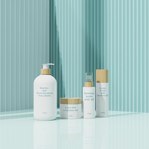 Rỗng 300ml 500ml pet chai dầu gội đầu hổ phách màu xanh lá cây Trắng Nhựa dầu gội điều hòa chai tóc dầu container với lotion bơm - Product Image 6