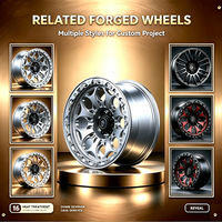 Rines de 17 y 18 Pulgadas, 6x130, 6x114.3, 6x139.7, 5x114.3, 4x4, Plateados, Diseño Cóncavo, Estilo Beadlock, para Vehículos Todoterreno y Camionetas
