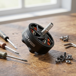 Motor de Dron sin Escobillas de Aleación de Aluminio 2807 1300KV-1700KV, Piezas de Rotor de Molde Privado para Drones FPV Freestyle LR7 de 4S 6S 7 Pulgadas DIY - Product Image 1