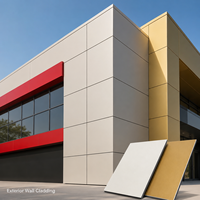 Panneau composite en aluminium (ACP) revêtu de PVDF pour façades extérieures de bâtiments - ignifuge A2, imperméable, surface personnalisée