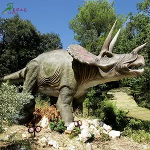 ジュラシックディノパーク製品アニマトロニック恐竜トリケラトプス等身大恐竜発売中