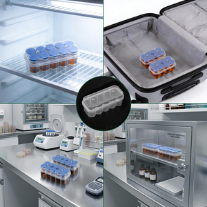 Wholesale Custom 10ml Single Sterile <b>PET</b> Plastic Ecofriendly Recycled Materials Embossing Varnishing Clear Small Vaccine Storage - Product Image 4