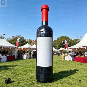 <span class=keywords><strong>Bouteille</strong></span> de <span class=keywords><strong>vin</strong></span> <span class=keywords><strong>rouge</strong></span> géante gonflable personnalisée de 12 pieds, modèle de <span class=keywords><strong>bouteille</strong></span> de <span class=keywords><strong>vin</strong></span> de style Bordeaux, gonflable pour vignobles/événements/festivals/publicité - Product Image 4