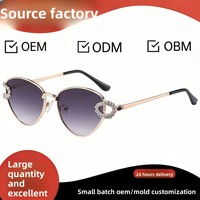 Nouvelles Lunettes de Soleil Tendance 2026 Style Cœur Inspirées de la Mode Européenne et Américaine, Monture Métallique, Protection UV400, Idéales pour la Conduite, pour Hommes