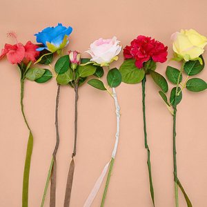 เทปกระดาษลายดอกไม้แบบมีกาวในตัว สำหรับงานจัดดอกไม้ DIY ตกแต่งงานแต่งงาน ห่อช่อดอกไม้ อุปกรณ์งานฝีมือ - Product Image 6