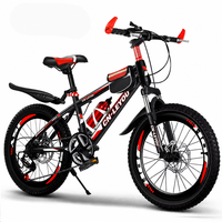 Vélo de montagne pour enfants de 20 pouces, garçons et filles, cadre en acier, freins à disque avec roues d'apprentissage, vitesse unique, vélo pour enfants de 8 à 12 ans
