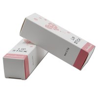 Cajas de Envío de Papel con Logotipo Personalizado, Ecológicas, Modernas, con Laminado Mate, Materiales Reciclados, para Productos Cosméticos y Lápices Labiales