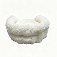 Couverture Polaire Confortable de Haute Qualité pour Chien et Chat, Grand Lit Rond Respirant, Coussin de Luxe pour Canapé, Vente en Gros