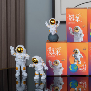 Figura de Astronauta Hecha a Mano en PVC, Decoración para Sala de Estar y Habitación Infantil, Regalos de Navidad al por Mayor - Product Image 4