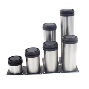 Patas Ajustables de Acero Inoxidable para Muebles, 50mm 60mm 80mm 100mm 120mm 150mm 200mm, Soporte Resistente para Muebles, Diseño Industrial - Product Image 1