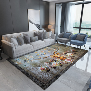 พรมปูพื้นขนาดใหญ่สำหรับห้องนั่งเล่นและห้องนอน ดีไซน์หรูหราคลาสสิก ผลิตจากโพลีเอสเตอร์ที่เป็นมิตรต่อสิ่งแวดล้อม พร้อมลวดลายแปลกใหม่ - Product Image 3