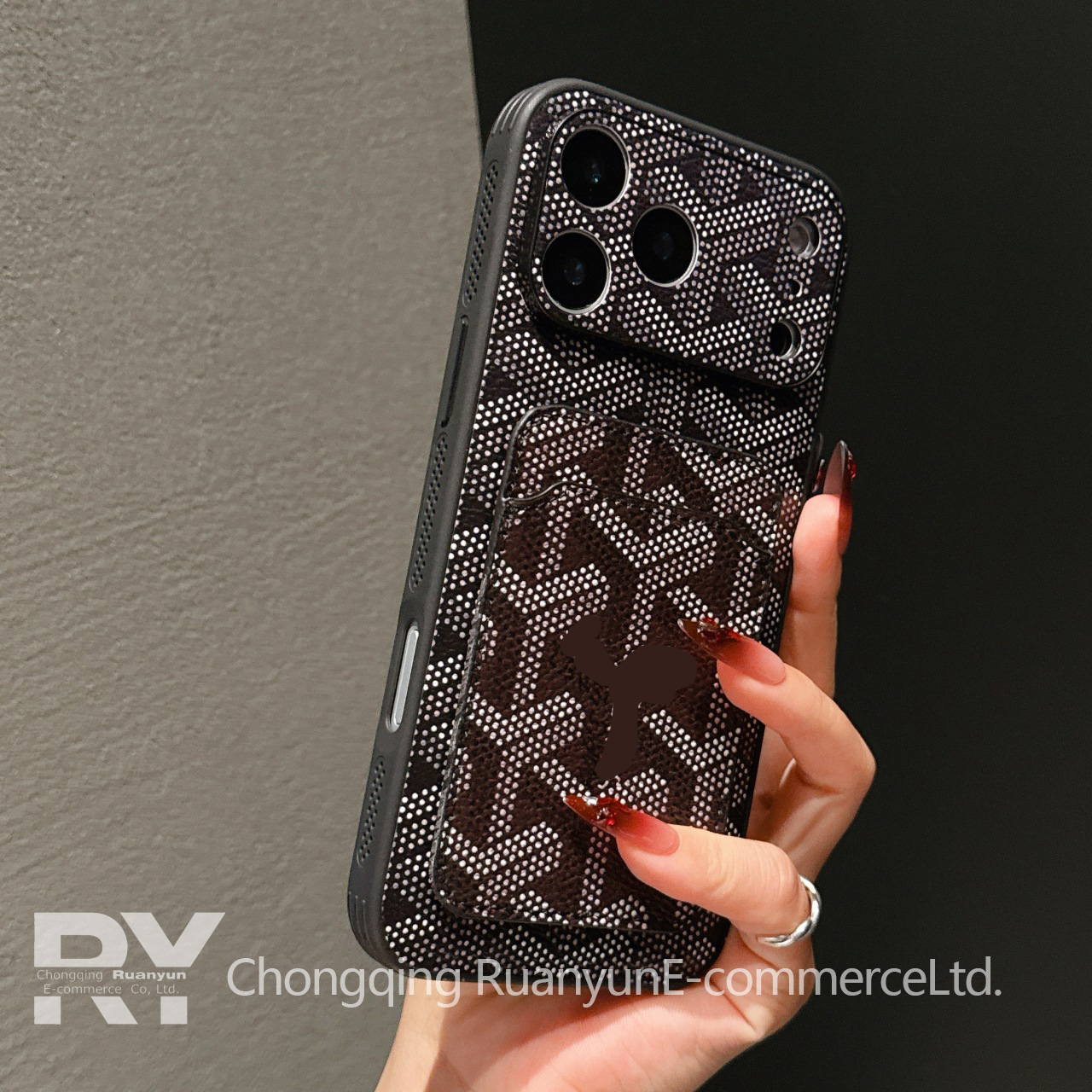 Couverture complète de la fente pour carte Black Tooth Edge