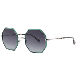 2025 más nuevo polígono espectáculo colorido Metal mujeres hombres marcos gafas de sol polarizadas anteojos - Product Image 5