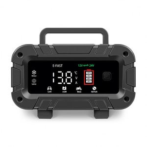 <span class=keywords><strong>12v</strong></span> 10a自動7段階パルス修理鉛バッテリー充電器Agm Efb Gelバッテリー充電器デジタル画面付き - Product Image 3