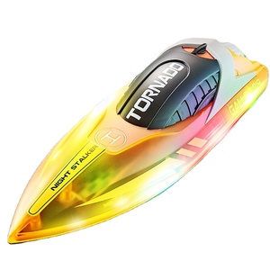 Thuyền Đồ Chơi Cho Trẻ Em Với Đèn Một Chìa Khóa Thiết Lập Lại Động Cơ Kép Tốc Độ Cao Điều Khiển Từ Xa Tốc Độ Thuyền Đồ Chơi Bé Trai Đồ Chơi Nước - Product Image 1