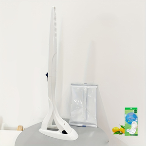 Tête en tissu non tissé remplaçable jetable assainissant l'air détergent concentré soluble brosse de toilette jetable - Product Image 1