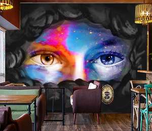 Pellicola Elastica in PVC Stampata ZHIHAI, Design Pop per Pareti di Bar, Carta da Parati con Ragazze <span class=keywords><strong>Sexy</strong></span> - Product Image 2