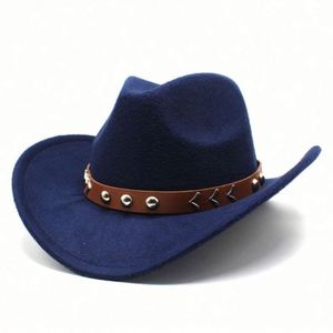 Felt Fedora <b>Hat</b> Unisex Sombrero Custom Factory <b>Western</b> <b>Hat</b> Felt Cowboy <b>Hat</b> - Product Image 2