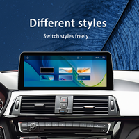 Écran tactile sans fil LELV 12,3 pouces CarPlay Android Auto Linux pour BMW Série 3 4 F30 F31 F32 F33 F34 F36 2012-2016 NBT