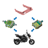 Machine de moulage sous pression à chambre froide entièrement automatique Longhua, moteur PLC, précision horizontale, pour cadre de vélo et base de chaise, 22kW, moule max. 750mm