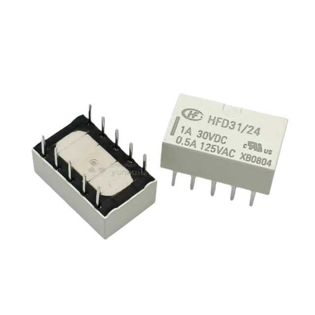 New Original HFD31/3 5 12 24 HFD31/5-L1 HFD31/5-L2 DIP10 Signal Relay 3V 5V 12V 24V 1A HFD31/24-L1 HFD31/12-L2
