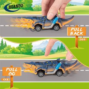 Çocuklar DIY boyama modeli oyuncak seti dinozor boyama seti sanat zanaat dino geri çekin araba 2 in 1 dinozor araba çocuklar için - Product Image 3