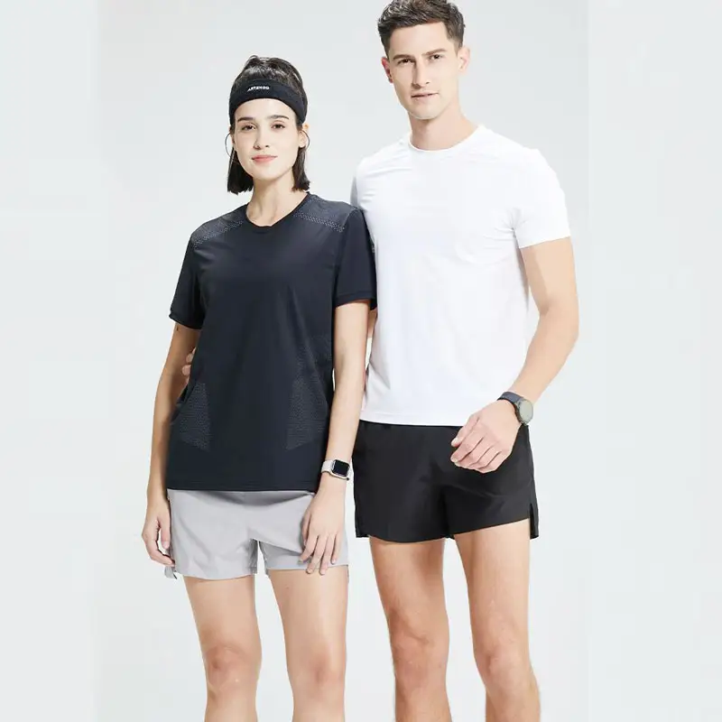 Groothandel Heren Shorts Mouw T-Shirts Bedrukt Designer Hardloop Gym Sport Wit Zwart Muscle Fit T-Shirts Voor Mannen